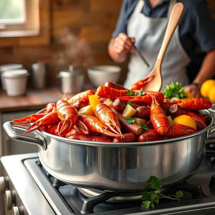 Easy Stovetop Louisiana Crawfish Boil Recipe